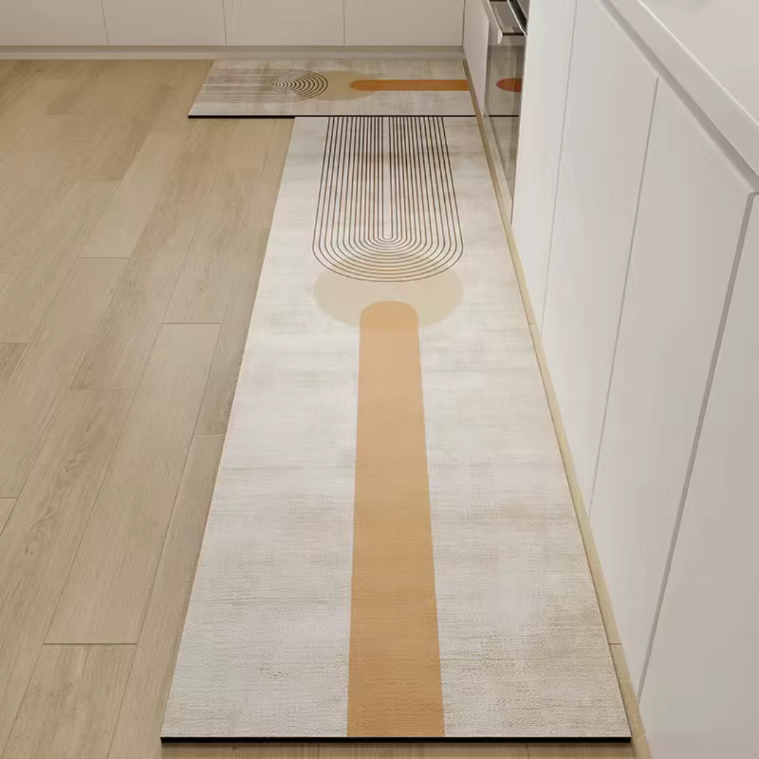 Tapis Ultra Absorbant "décontractées "– Cuisine & Salle de Bain – 60 × 120 cm